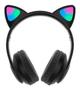 Imagem de Fone Orelha De Gato Headphone Gatinho Com Led Fone Bluetooth