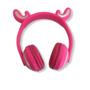 Imagem de Fone ouvido bluethooth s/fio rena c/led hf-c241bt rosa