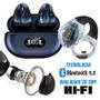 Imagem de Fone Ouvido Bluetooth Sem Fio Earcuffs Esportivo Brinco