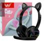 Imagem de Fone Ouvido Gamer Cat EAR HEADSET com microfone white/black