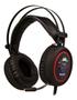 Imagem de Fone ouvido over-ear gamer Knup KP-401 preto e vermelho  LED