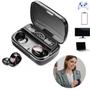 Imagem de Fone Sem Fio Bluetooth 5.3 com Case para Recarga Rápida e Compacta