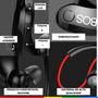 Imagem de Fone Via Bluetooth Corrida Esportes Compativel com todos celulares - HREBOS