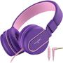 Imagem de Fones de ouvido AILIHEN I35 On-Ear Kids Safe Volume 93dB com microfone