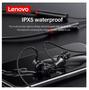 Imagem de Fones De Ouvido Bluetooth Esportivos Lenovo He05x Ipx5, Microfone Preto