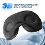 Imagem de Fones de Ouvido Bluetooth para Dormir - Macios, Elásticos e com Máscara 3D