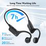 Imagem de Fones de Ouvido Bluetooth Real Condução Óssea Alta Definição Ciclismo, Caminhadas, Corrida e Treino Ipx6 à Prova D'água