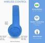 Imagem de Fones de Ouvido Bluetooth Sem Fio NENOS para Crianças - 93dB com Controle de Volume