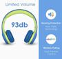 Imagem de Fones de Ouvido Bluetooth Sem Fio NENOS para Crianças - 93dB com Controle de Volume