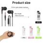 Imagem de Fones de Ouvido com Fio Aesnoun - Pacote com 5 Microfones e Conector de 3,5mm