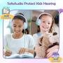 Imagem de Fones de Ouvido com Fio Candy Bila Kids - com Microfone - 85/94dB - Roxo