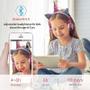 Imagem de Fones de ouvido Cute Unicorn Bluetooth sem fio com microfone para meninas