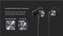 Imagem de Fones de Ouvido Intra-auriculares Sem Fio 1MORE Vi React Bluetooth IPX6 - Cinza