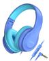 Imagem de Fones de ouvido NIVAVA K15 dobráveis com fio com microfone para crianças