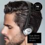 Imagem de Fones de ouvido panasonic leve on-ear com XBS e microfone - RP-HT21M (Preto/Prata)