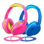 Imagem de Fones de ouvido POWMEE Kids Over-Ear 94dB Volume Limited pacote com 2