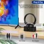 Imagem de Fones de Ouvido Sem Fio BESIGN BTH02 para TV com Transmissor Bluetooth