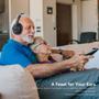 Imagem de Fones de Ouvido Sem Fio LEVN para TV - Com Base Transmissora