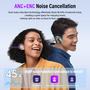 Imagem de Fones de Ouvido Sem Fio Thunelec com Bluetooth 5.4 e ANC - Branco
