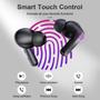 Imagem de Fones de Ouvido True Wireless FEANS A3 Bluetooth 5.3 com Microfone - Pretos