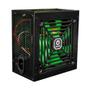 Imagem de Fonte 500W One Power, ATX, Bivolt Automático, PFC Ativo, Preto e Verde, MP-500-OPASW