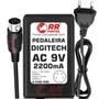 Fonte AC 9V 2.2A 4 Vias Para Pedal Pedaleira Digitech - RR FONTES Imagem de Fonte AC 9V 2.2A 4 Vias Para Pedal Pedaleira Digitech