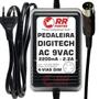 Fonte AC 9V 2.2A 4 Vias Para Pedal Pedaleira Digitech - RR FONTES Imagem de Fonte AC 9V 2.2A 4 Vias Para Pedal Pedaleira Digitech