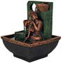 Imagem de Fonte Água Decorativa Buda Com 3 Mini Quedas 17Cm 01128