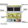 Imagem de Fonte Bancada Assimétrica Digital Yaxun 1502DD+ 0-15V 2A