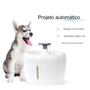 Imagem de Fonte Bebedouro Agua Gato Cachorro Cao Pet 2 Litros Reservatorio Automatico Animal de Estimaçao Filtro Nivel de Agua Potavel Seguro Silencioso