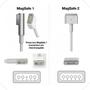 Imagem de Fonte Carregador Compatível com A1425 (13" Retina  Mid 2012), 60W, Cabo Extra Longo, Bivolt T02_60W