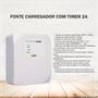Imagem de Fonte carregador eletronico com timer 2a sem receptor ipec 