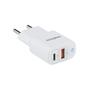 Imagem de Fonte carregadora usb 2 portas usb ec11 power branco