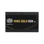 Imagem de Fonte Cooler Master MWE Gold 850 V3, 850W, 80 Plus Ouro, ATX 3.1, PFC Ativo, Preto - MPE-8506-ACAG-BBR