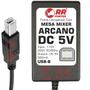 Imagem de Fonte DC 5v 0.5A Para Mixer Arcano Plug USB-B