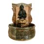 Imagem de Fonte de Água Artesanal Decorativa Cascata Buda