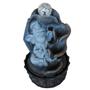 Imagem de Fonte de Água Decorativa Ganesha Bebe Cinza 30cm Bivolt