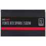 Imagem de Fonte Gamer Pcyes Spark 500W Pfc Ativo 75+ Pxsp500Wpt