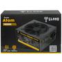 Imagem de Fonte Para Pc Gamer Atom 400W ATX Com 5 Cabos Conectores 100V/230V  Com Proteção Contra Sobrecarga Fan Silenciosa PFC Ativo - Clanm