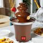 Imagem de Fonte Torre Cascata Mini Fondue Chocolate 3 Camadas 110v Confira