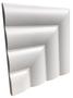 Imagem de Forma 3D Gesso e Cimento ABS 1mm - Cabeceira 30x30 cm
