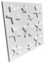 Imagem de Forma 3D Gesso e Cimento ABS 1mm - Estrelas 30x30 cm