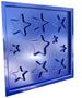 Imagem de Forma 3D Gesso e Cimento ABS 1mm - Estrelas 30x30 cm