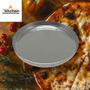 Imagem de Forma Alumínio Assadeira Pizza Redonda Pequena Brotinho Nº14