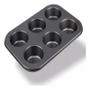 Imagem de Forma Antiaderente 6 Cavidades 26x18 Cupcakes Muffins  Empadinha- Wellmix