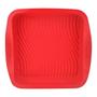 Imagem de Forma Assadeira de Silicone Para Bolo Torta Retangular 20cm
