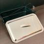 Imagem de Forma Assadeira Travessa Com Tampa Inox Grelha Esmaltada Não Gruda Perfeita Para Assar Carnes Legumes Pratos Quentes Restaurante Buffet