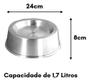 Imagem de Forma Ballerine N24 Para Bolo Assadeira Piscina Torta Pudim Confeitaria 1,7 Litros Alumínio 24cm