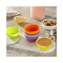 Imagem de Forma Cupcake Antiaderente com 12 Forminhas Silicone Mini Forma Silicone Cupcake Tortinha Muffin