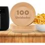 Imagem de Forma De Air Fryer 100 Unidades Grande Papel Descartável Kit